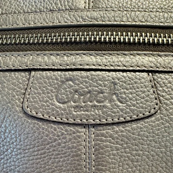 Coach Penelope Metallic Pebbled Leather Shoulder Bag - Picture 2 of 15